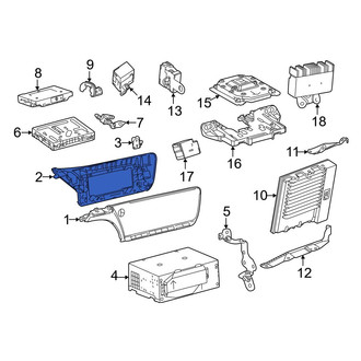 Toyota OE - Front Left GPS Navigation System Bracket