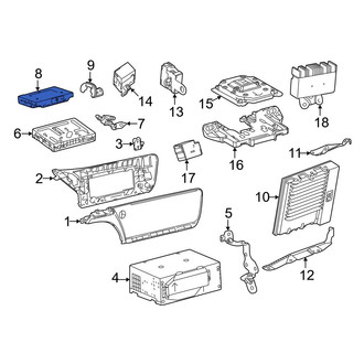 Toyota OE - GPS Navigation Control Module