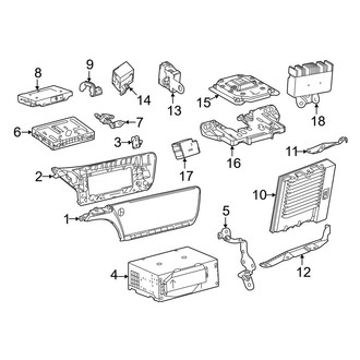Toyota OE - Instrument Panel - Sound System (Radio & Components)