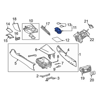 Toyota OE - Console Cup Holder