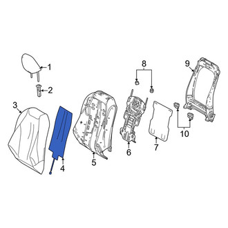 Toyota OE - Front Right Upper Seat Heater Pad