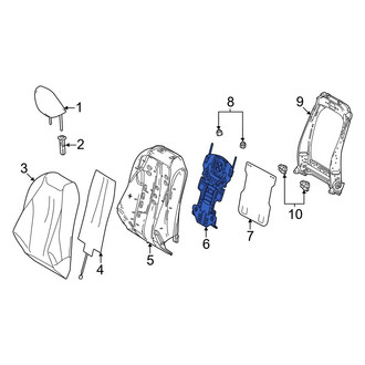 Toyota OE - Front Right Seat Lumbar Support Cushion