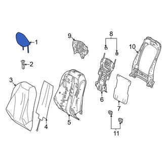 Toyota OE - Rear Center Headrest