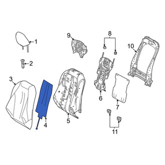 Toyota OE - Front Right Upper Seat Heater Pad