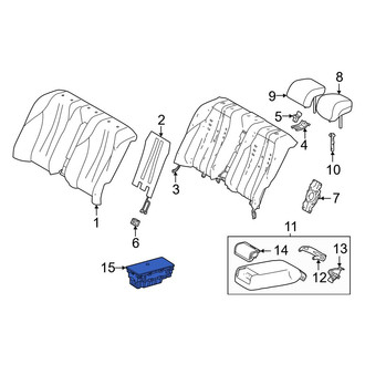 Toyota OE - Rear Power Seat Switch