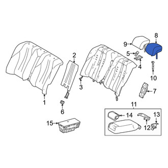 Toyota OE - Front Right Headrest