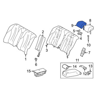 Toyota OE - Rear Outer Headrest