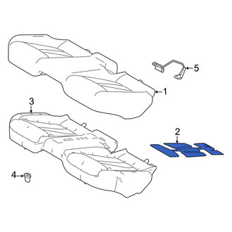 Toyota OE - Rear Left Seat Heater Pad