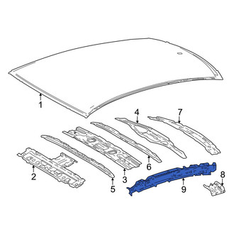Toyota OE - Right Inner Roof Side Rail
