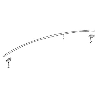 Toyota OE - Roof - Exterior Trim (W/O Panoramic), (XLE)