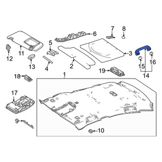 Toyota OE - Rear Left Interior Grab Bar