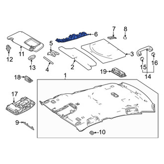 Toyota OE - Left Headliner Insulator