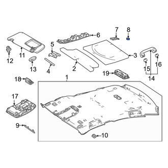 Toyota OE - Headliner Insulator