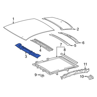 Toyota OE - Front Roof Header Panel