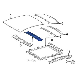 Toyota OE - Center Roof Bow