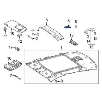 Toyota OE - Left Headliner Insulator