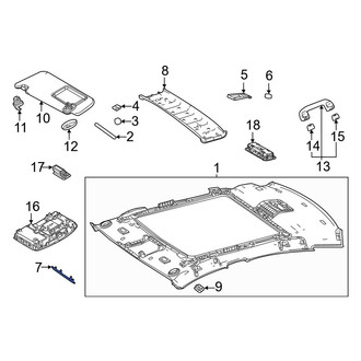 Toyota OE - Front Roof Opening Trim