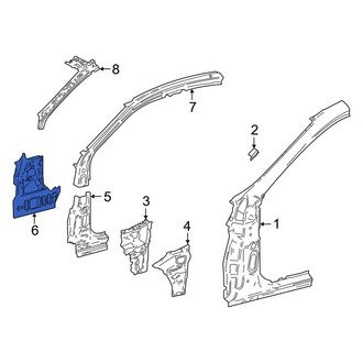 Toyota OE - Left Lower Inner Body A-Pillar Reinforcement