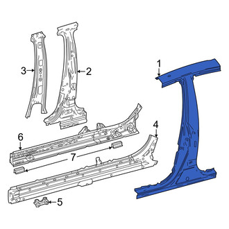 Toyota OE - Left Body B-Pillar