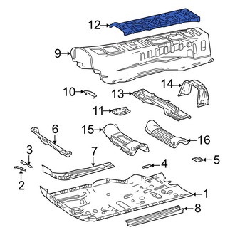 Toyota OE - Upper Floor Pan