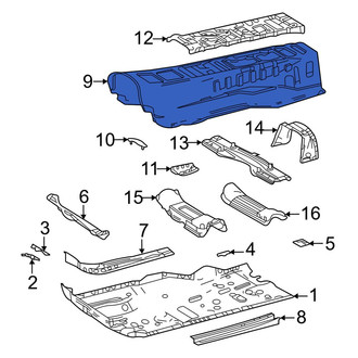 Toyota OE - Center Floor Pan