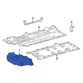 Toyota OE - Front Floor Pan Splash Shield