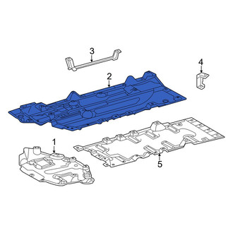 Toyota OE - Front Left Floor Pan Splash Shield