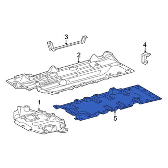 Toyota OE - Center Floor Pan Splash Shield