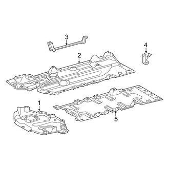 Toyota OE - Pillars, Rocker & Floor - Under Cover & Splash Shields