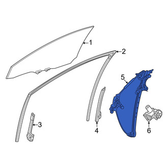 Toyota OE - Front Left Window Regulator