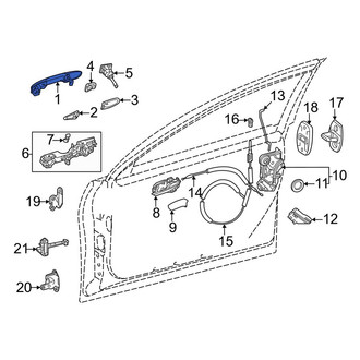 Toyota OE - Front Right Outer Exterior Door Handle