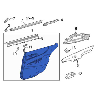 Toyota OE - Rear Left Outer Door Outer Panel