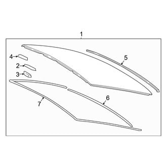 Toyota OE - Back Glass - Glass