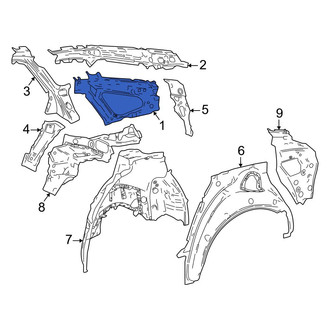 Toyota OE - Rear Left Upper Inner Quarter Panel