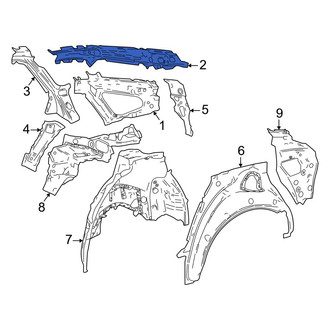 Toyota OE - Rear Left Roof Panel Reinforcement