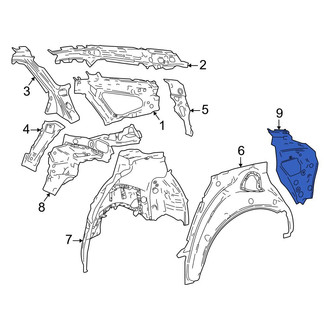 Toyota OE - Rear Left Quarter Panel Extension