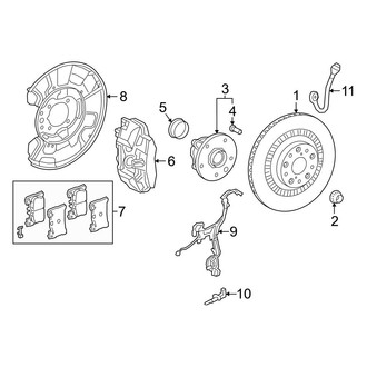 Toyota OE - Rear Suspension - Brake Components