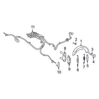 Toyota OE - Rear Left Parking Brake Shoe Return Spring