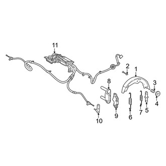 Toyota OE - Rear Suspension - Parking Brake