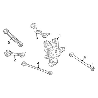 Toyota OE - Rear Suspension - Suspension Components