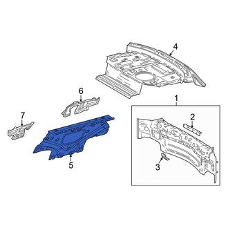 Toyota OE - Rear Partition Panel