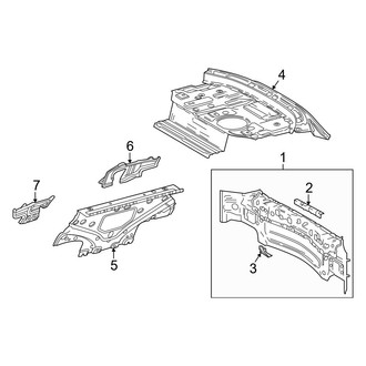 Toyota OE - Rear Body & Floor - Rear Body