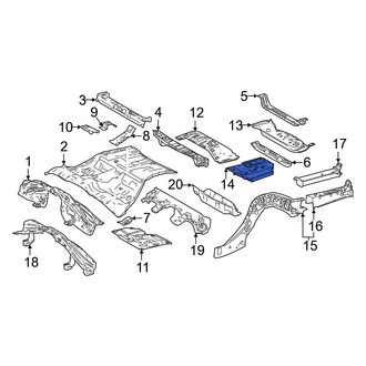 Toyota OE - Rear Left Floor Extension