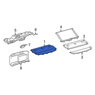Toyota OE - Rear Package Tray Trim