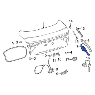 Toyota OE - Rear Left Deck Lid Hinge Cap
