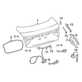 Toyota OE - Trunk Lid - Lid & Components