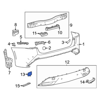 Toyota OE - Rear Left Jack Plug Cover