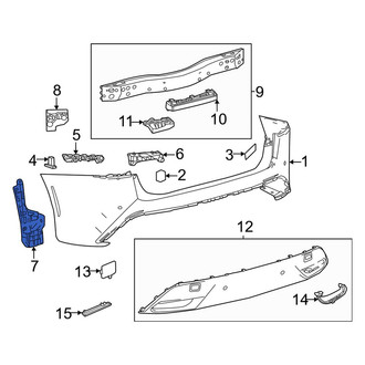 Toyota OE - Left Bumper Seal