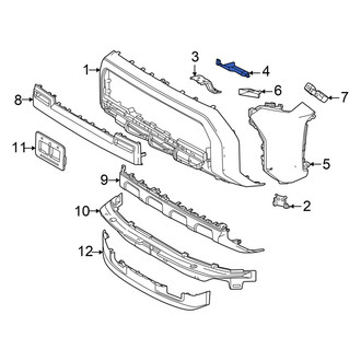 Toyota OE - Front Left Bumper Cover Spacer Panel