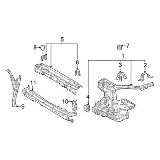 Toyota OE - Radiator Support